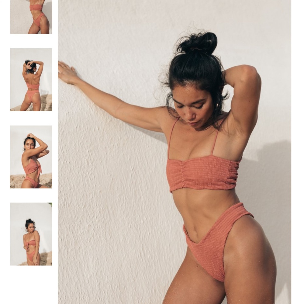 NWT high-rise bikini bottom